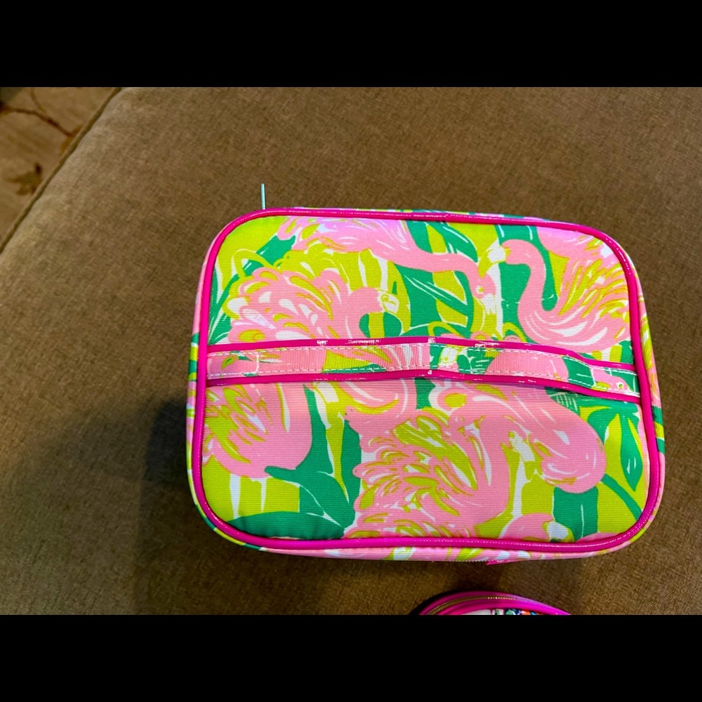 Lilly Pulitzer for target Train Case and Cosmetic Bag - Bundle - Brand New